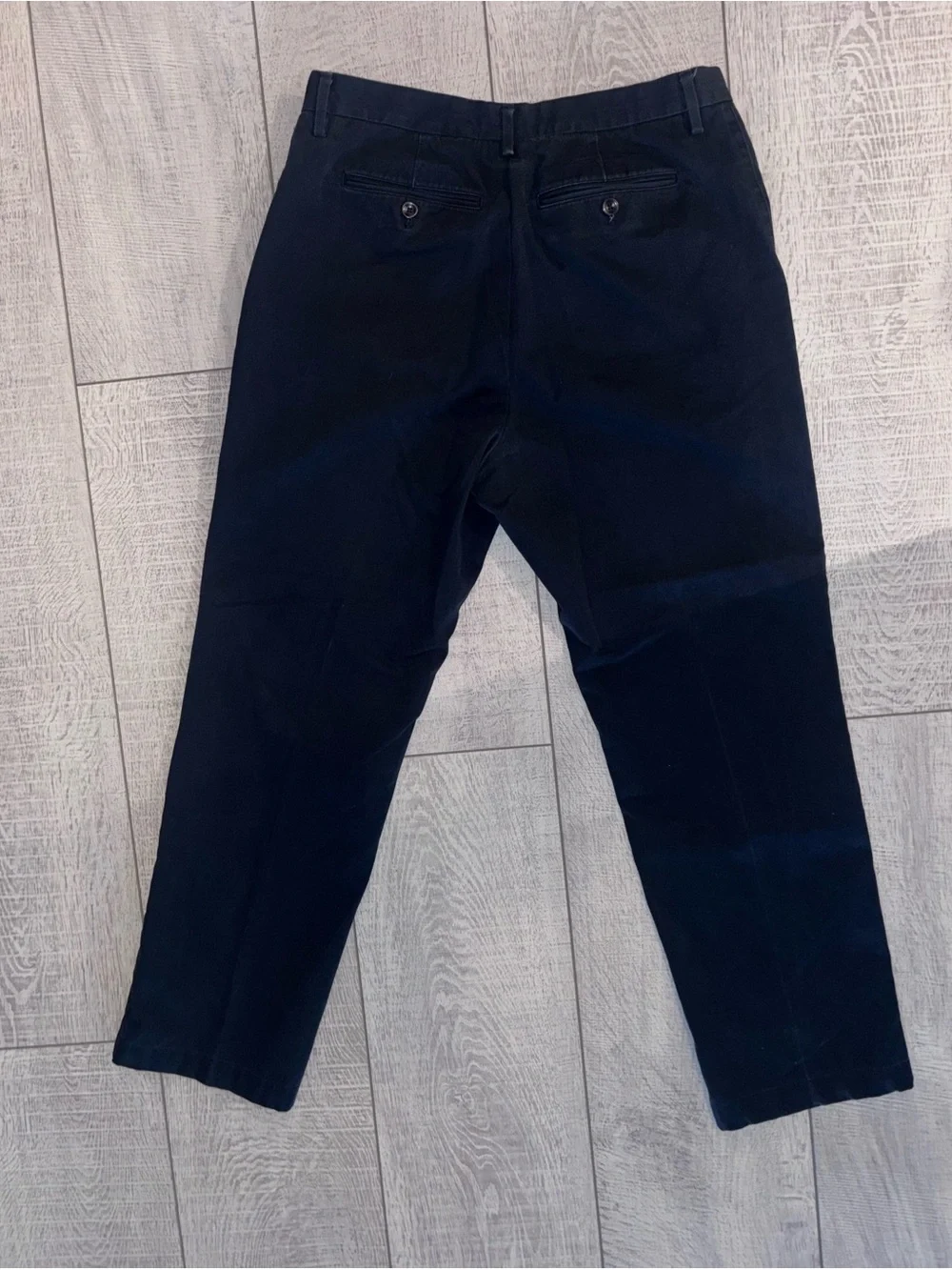 Banana Republic Navy Casual Cotton Chinos Pants Straight Leg Men’s Sz 33 x 30. N